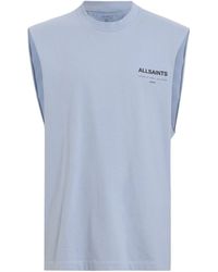 AllSaints - Organic Cotton Access Logo Tank Top - Lyst