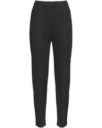 Pleats Please Issey Miyake - Thicker Bottoms 2 Trousers - Lyst