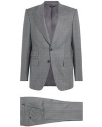 Tom Ford - Wool Check Shelton 2-Piece Suit - Lyst