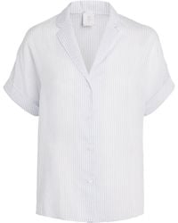 Eleventy - Cotton-Silk Striped Shirt - Lyst