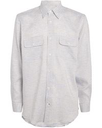 James Purdey & Sons - Linen Check Shirt - Lyst