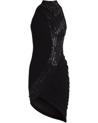 Gaurav Gupta - High-Neck Asymmetric Wave Mini Dress - Lyst