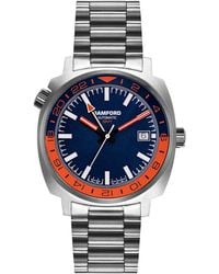 BAMFORD LONDON - Stainless Steel Gmt Watch - Lyst