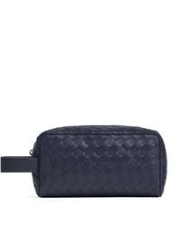 Bottega Veneta - Leather Intrecciato Wash Bag - Lyst