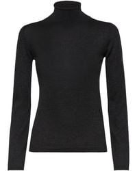 Brunello Cucinelli - Cashmere-Silk Turtleneck Sweater - Lyst