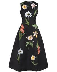 LEO LIN - Embellished Cleo Midi Dress - Lyst