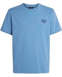 A.P.C. - Cotton Rue Madame Logo T-Shirt - Lyst