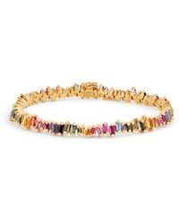 Suzanne Kalan - And Sapphire Bold Tennis Bracelet - Lyst