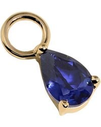 Astrid & Miyu - And Sapphire Birthstone Earring Charm - Lyst