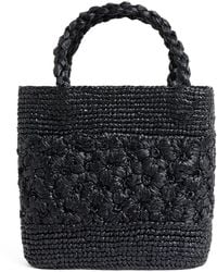 RIXO London - Raffia Milana Top-Handle Bag - Lyst