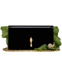 Christian Louboutin - Bettina Snail Patent Leather Clutch Bag - Lyst