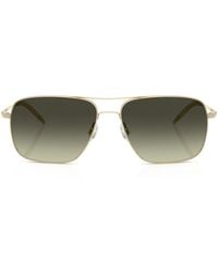 Oliver Peoples - Clifton Rectangle Sunglasses - Lyst