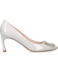 Roger Vivier - Leather Belle Vivier Trompette Pumps 70 - Lyst