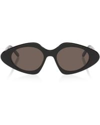 Loewe - Triangle Slim Sunglasses - Lyst