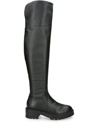 Aquazzura - Leather Whitney Over-the-knee Boots - Lyst
