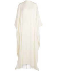 Abadia - Chiffon High-Neck Kaftan - Lyst