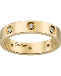 Cartier - And Diamond Love Ring - Lyst
