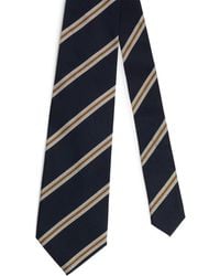 dunhill - Silk Grenadine Stripe Tie - Lyst