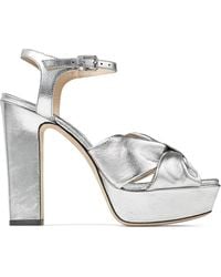 Jimmy Choo - Heloise 120 Leather Sandals - Lyst