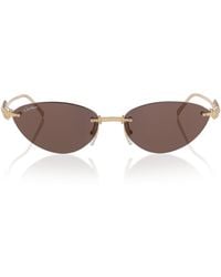 Cartier - Metal 06L001798 Cat-Eye Sunglasses - Lyst