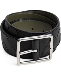 Bottega Veneta - Leather Reverso Belt - Lyst