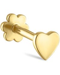 Maria Tash - Heart Threaded Stud Earring - Lyst