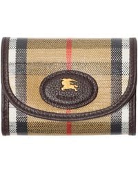 Burberry - Check Coin Wallet - Lyst