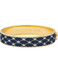 Halcyon Days - Plated Enamel Star Bangle - Lyst