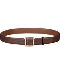 Cartier - Leather Reversible Santos De Belt - Lyst