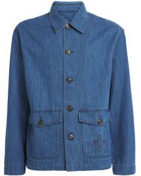 Commas - Cotton-Hemp Chore Denim Jacket - Lyst