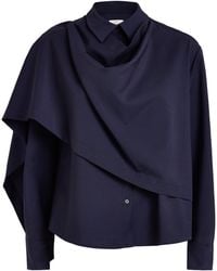 Claudie Pierlot - Wool-Blend Shawl Shirt - Lyst