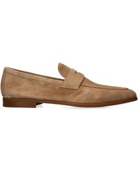 Magnanni - Suede Aston Loafers - Lyst