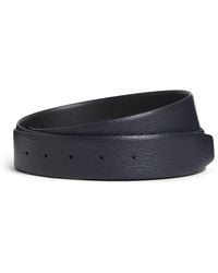 Giorgio Armani - Leather Reversible Belt Strap - Lyst