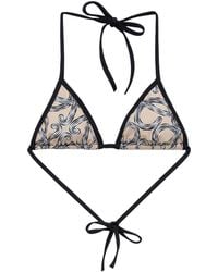 Loewe - X Paula's Ibiza Anagram Bikini Top - Lyst