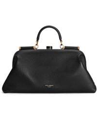 Dolce & Gabbana - Large Leather Grandma Top-Handle Bag - Lyst