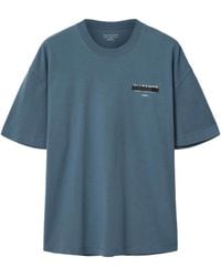 AllSaints - Organic Cotton Redact T-Shirt - Lyst