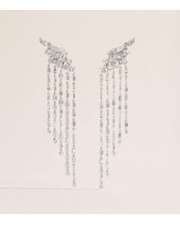 Suzanne Kalan - And Diamond Angel Drop Earrings - Lyst