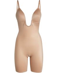 Spanx - Suit Your Fancy Plunge Mid-thigh Bodysuit - Lyst