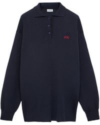 Loewe - Cashmere-Silk Polo Sweater - Lyst