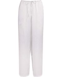 Skims - Woven Shine Stripe Pyjama Bottoms - Lyst