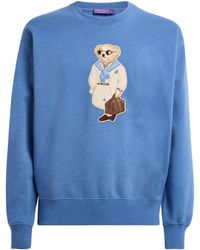 Ralph Lauren - Cotton-Cashmere Polo Bear Sweatshirt - Lyst