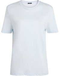 JOSEPH - Cotton-Silk T-Shirt - Lyst