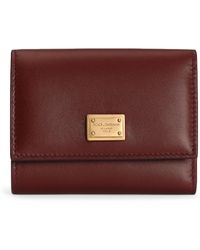 Dolce & Gabbana - Plongé Calfskin French Flap Wallet - Lyst