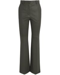 JOSEPH - Tafira Flared Leather Trousers - Lyst