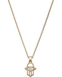 Chopard - And Diamond Good Luck Necklace - Lyst
