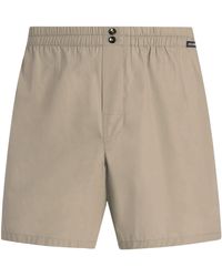 Dolce & Gabbana - Cotton Poplin Shorts - Lyst