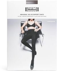 Wolford - Individual Leg Support 100 Tights - Lyst