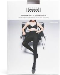 Wolford - Individual Leg Support 100 Tights - Lyst