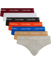 Calvin Klein - Cotton Stretch Low-rise Trunks (pack Of 7) - Lyst