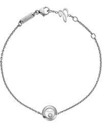 Chopard - And Diamond Happy Diamonds Icons Bracelet - Lyst